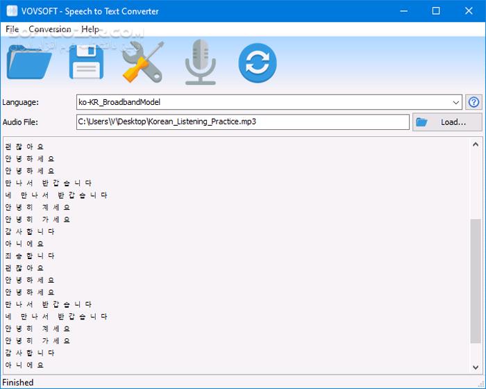 دانلود VovSoft Speech to Text Converter 5.4 - دانلود تبدیل گفتار به متن - سافت گذر