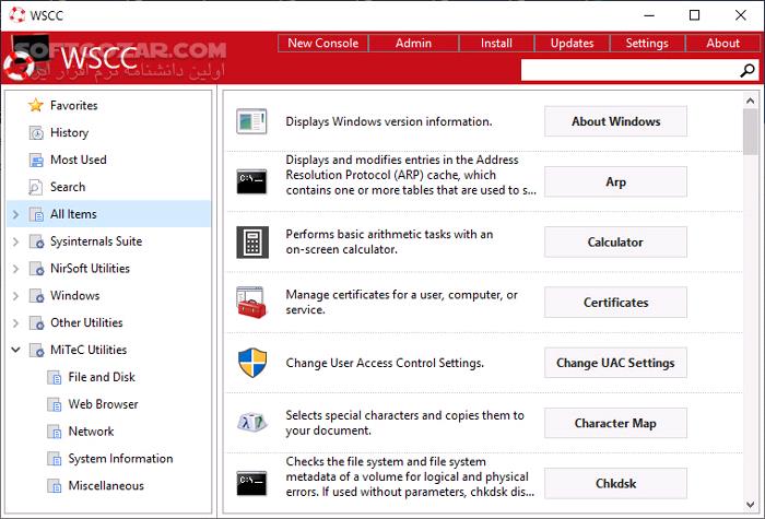 دانلود WSCC - Windows System Control Center 10.0.0.5 Commercial + Portable - دانلود مدیریت و به‌روزرسانی ابزارهای سیستمی - سافت گذر