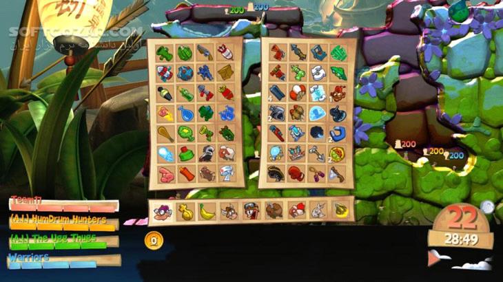 دانلود Worms Clan Wars Update 6 - دانلود بازی کرمها - جنگهای قبیله ای - سافت گذر
