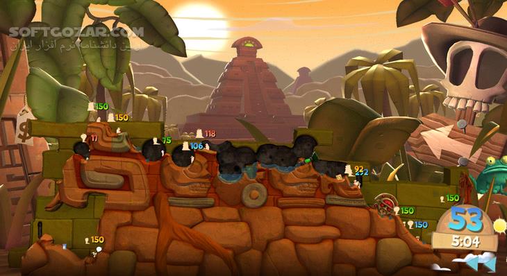 دانلود Worms Clan Wars Update 6 - دانلود بازی کرمها - جنگهای قبیله ای - سافت گذر