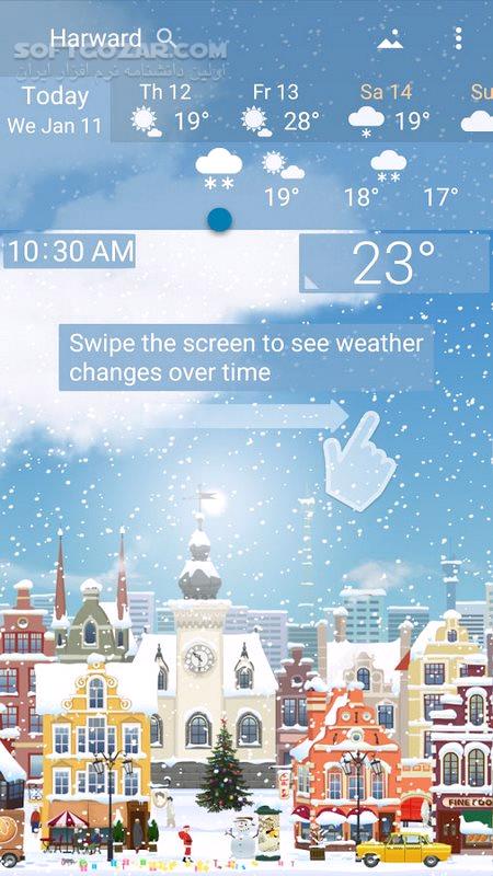 دانلود YoWindow Weather 2.50.22 Final For Android +6.0 - دانلود پیش بینی آب و هوای یو ویندو برای اندروید - سافت گذر