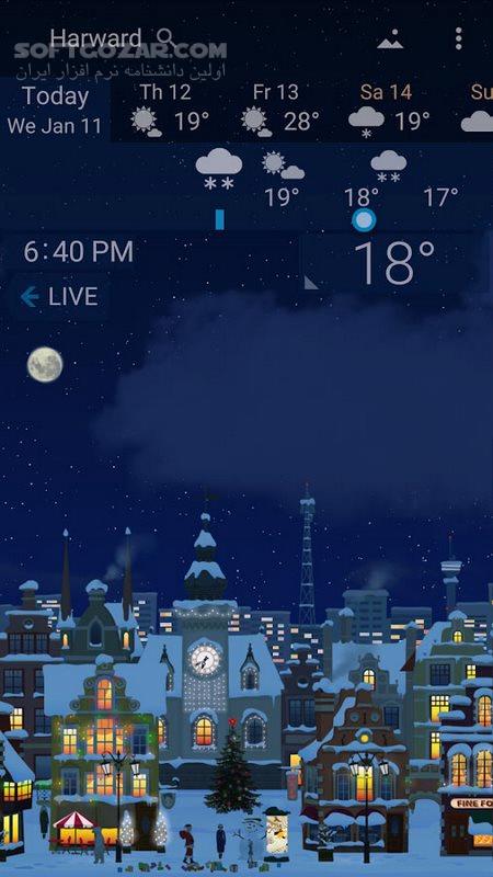 دانلود YoWindow Weather 2.50.22 Final For Android +6.0 - دانلود پیش بینی آب و هوای یو ویندو برای اندروید - سافت گذر