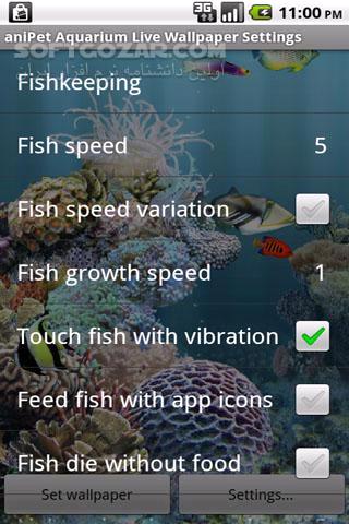 دانلود aniPet Aquarium Live Wallpaper 2.5.2 for Android +2.1 - دانلود ماهیهای دریا برای اندروید - سافت گذر