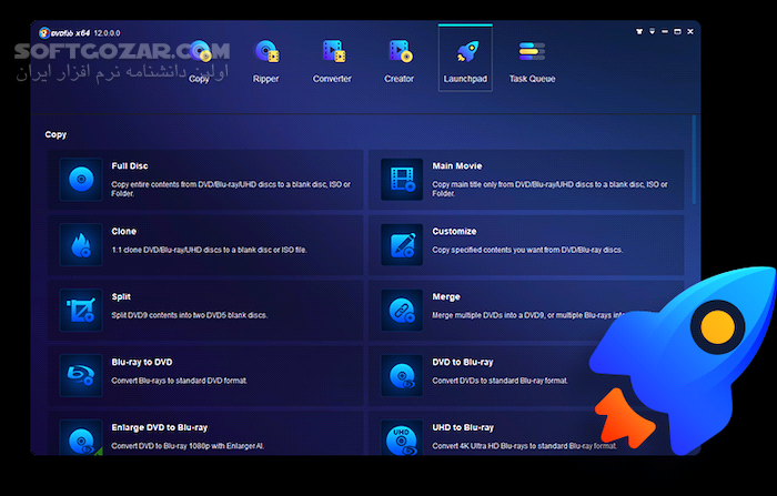 دانلود DVDFab 13.0.4.0 + Portable / Passkey / macOS - دانلود نرم افزار رایت DVD - سافت گذر