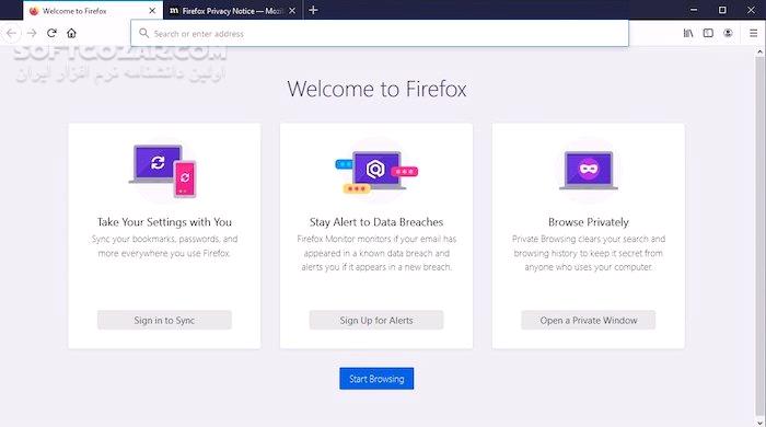 دانلود Mozilla Firefox 138.0.3 Win/Mac/Linux + Farsi - دانلود فایرفاکس مرورگر اینترنتی - سافت گذر