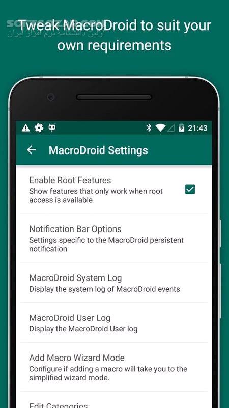 دانلود MacroDroid – Device Automation Pro 5.53.18 for Android +5.0 - دانلود ماکرودروید برای اندروید - سافت گذر